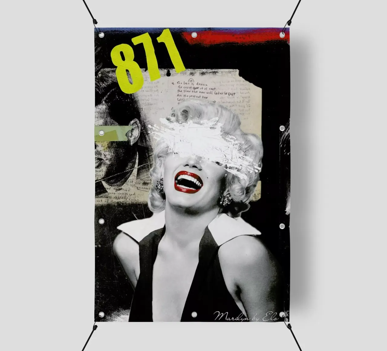 Public Figures: Marilyn telo in pvc da Elo Marc