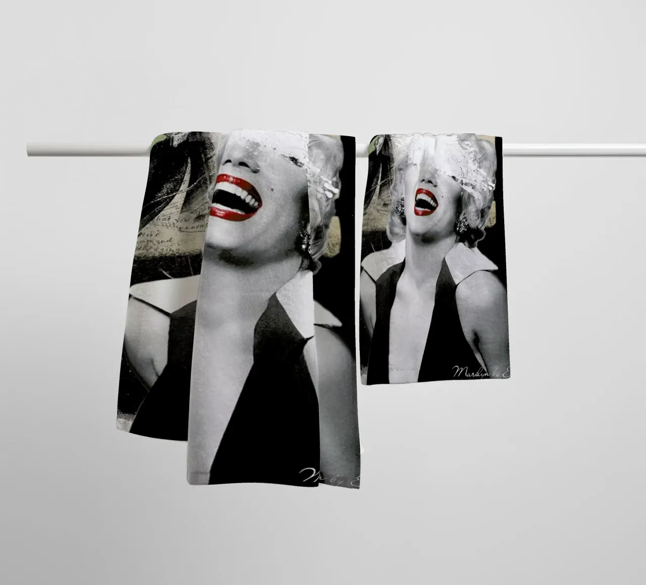 Public Figures: Marilyn towel by Elo Marc
