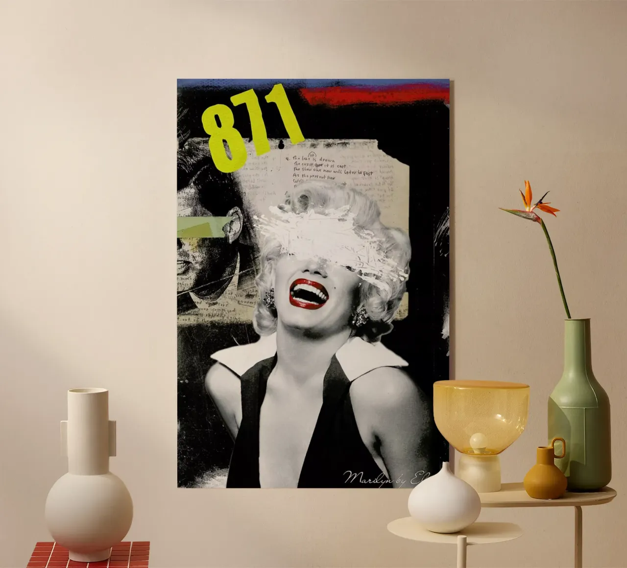Public Figures: Marilyn acrylic glass by Elo Marc