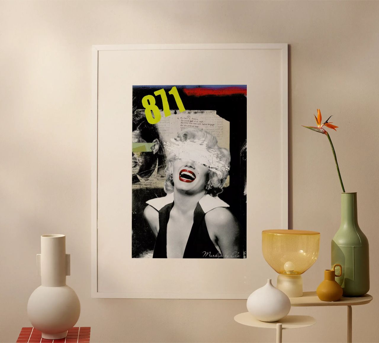 Public Figures: Marilyn poster de Elo Marc