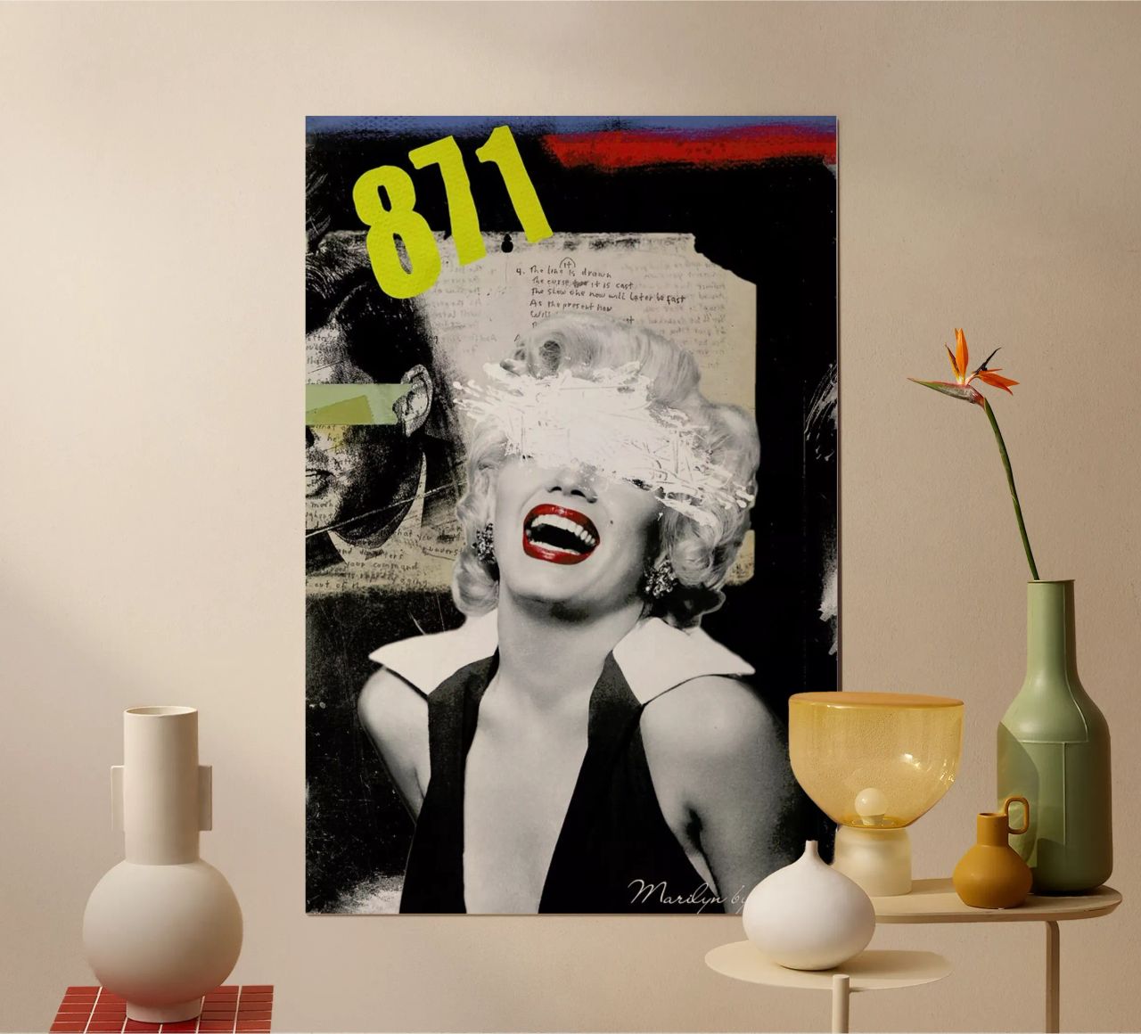 Public Figures: Marilyn poster de Elo Marc