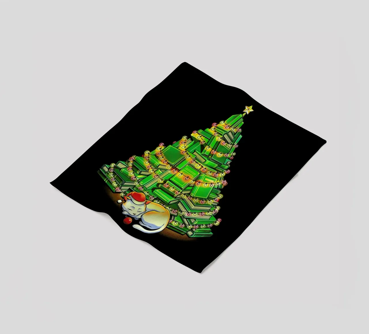 My Favorite Xmas Tree fleece blanket by Tobe Fonseca