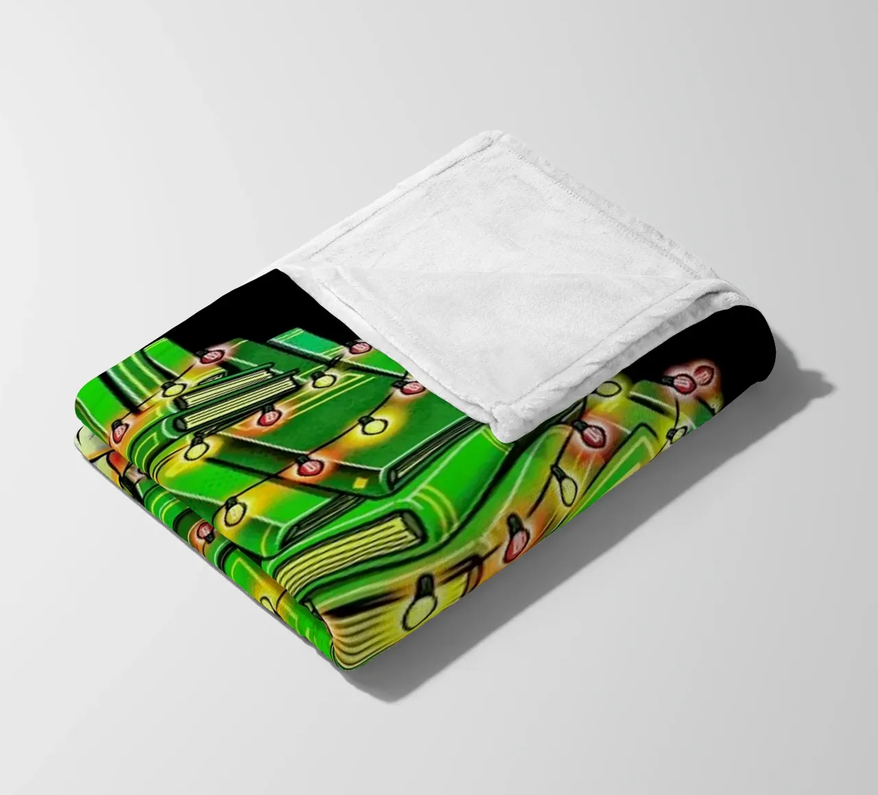 My Favorite Xmas Tree fleece blanket by Tobe Fonseca