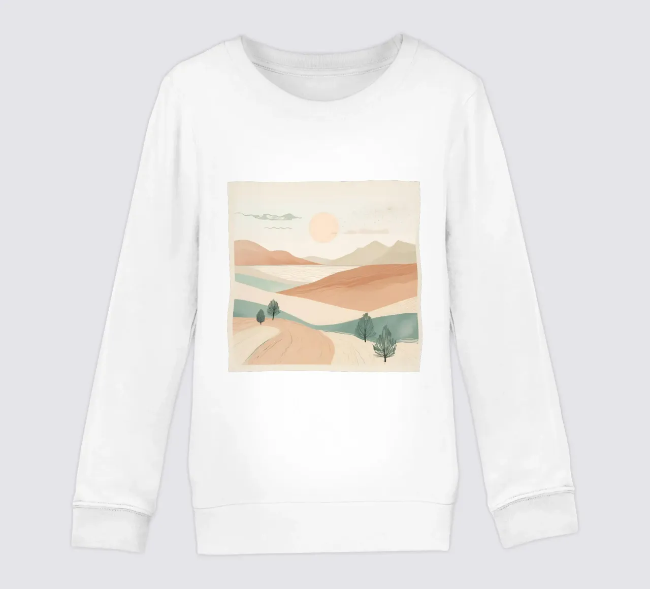 minimalist elements desert kids sweatshirt by cofa home