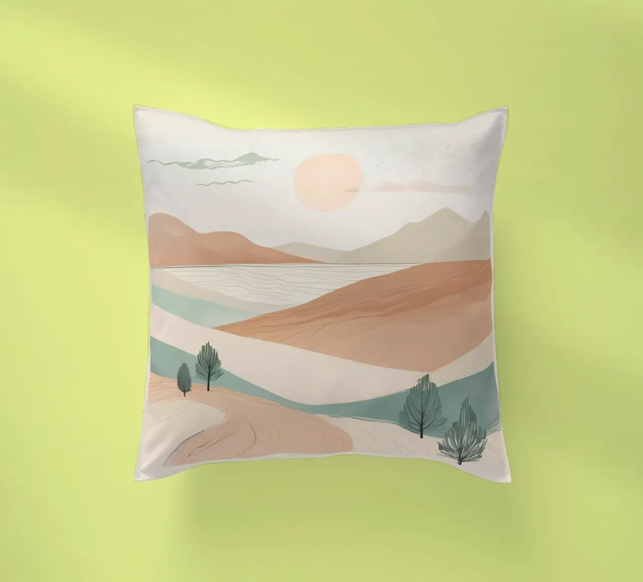 minimalist elements desert decorative cushion by cofa home