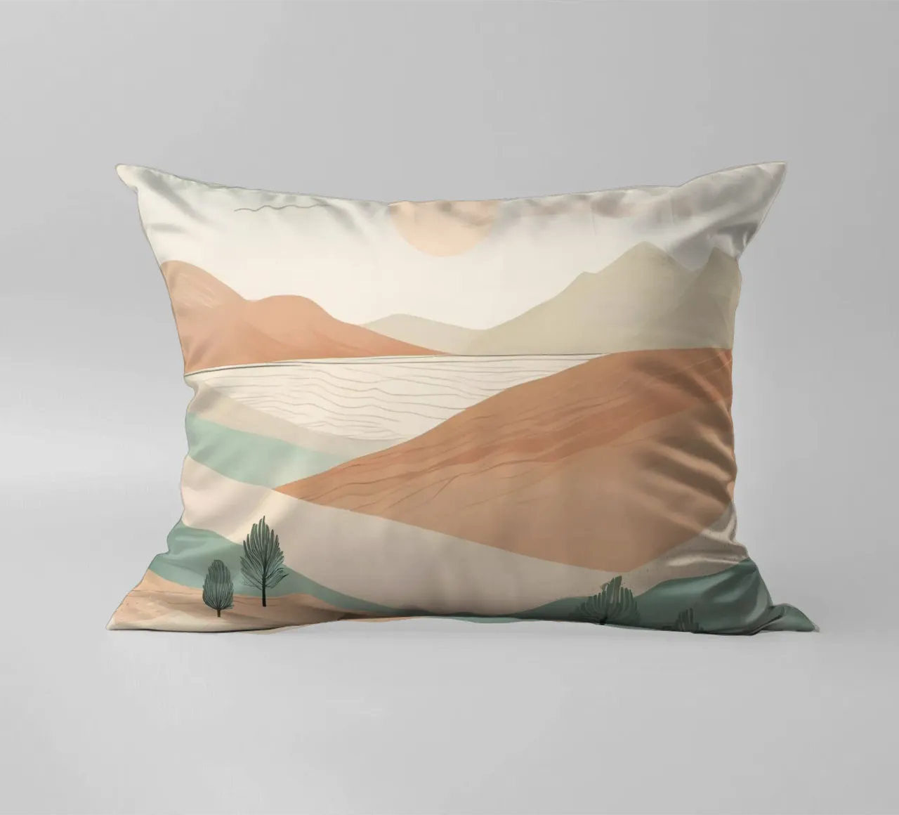 minimalist elements desert decorative cushion by cofa home