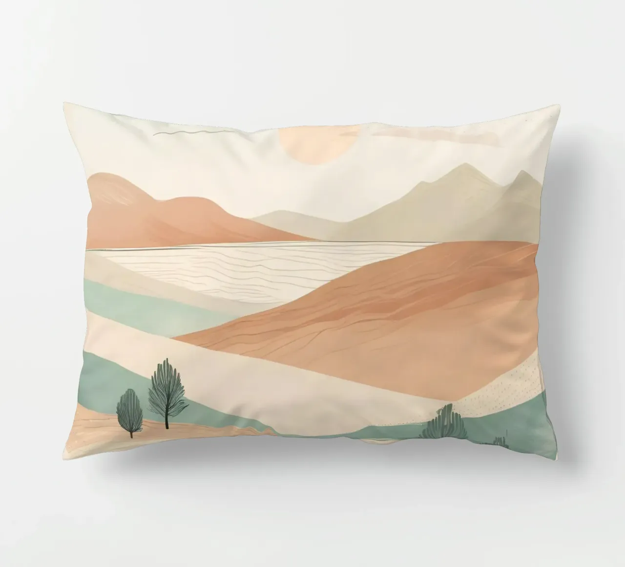 minimalist elements desert decorative cushion by cofa home