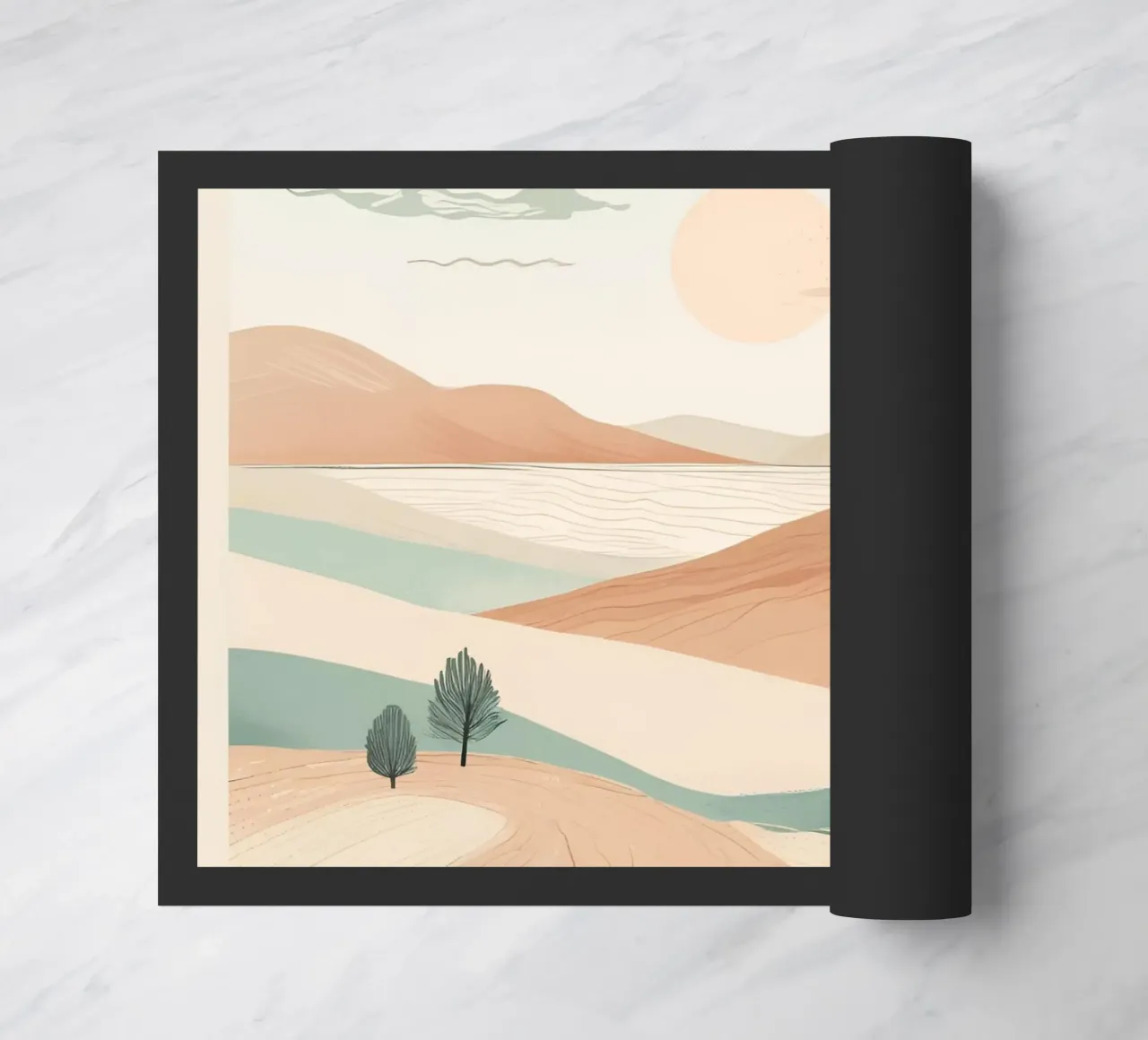 minimalist elements desert doormat by cofa home