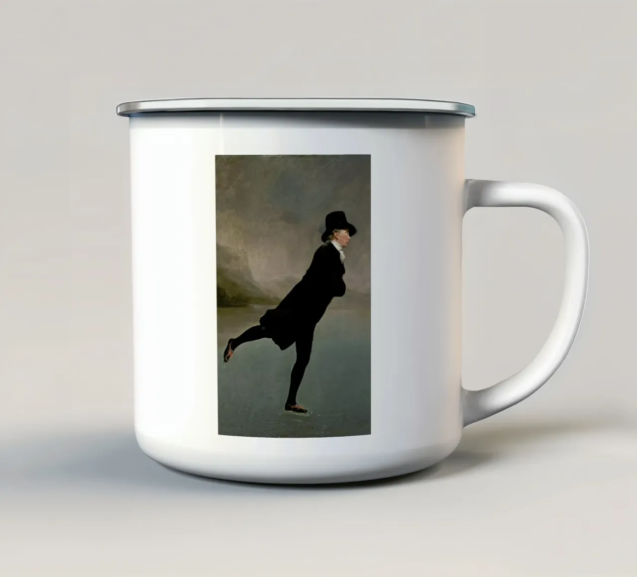 Raeburn - The Skating Minister tazza in smalto da Vintage by JUNIQE