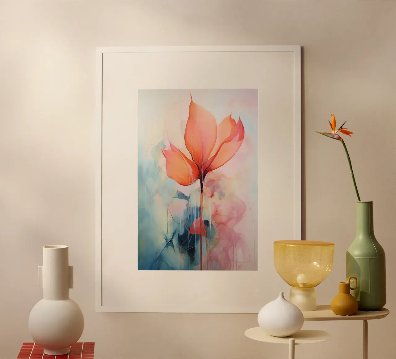 Arte da parete di Imagine poster con telaio in plastica da Imagine