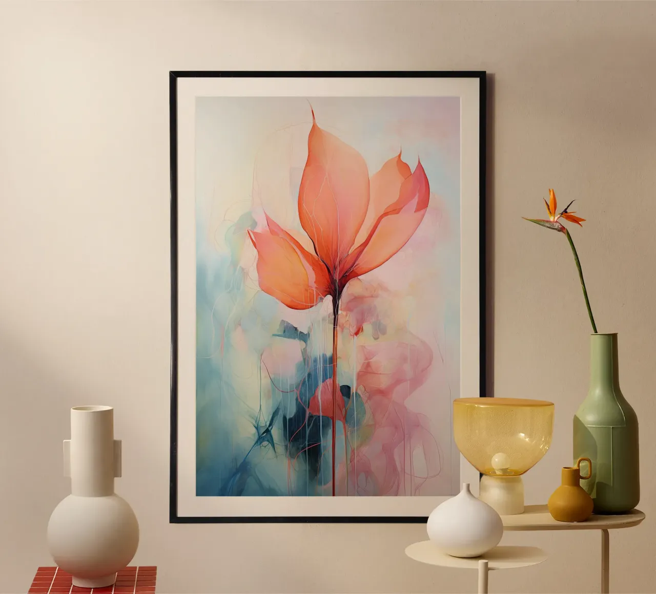 Arte da parete di Imagine poster con telaio in plastica da Imagine