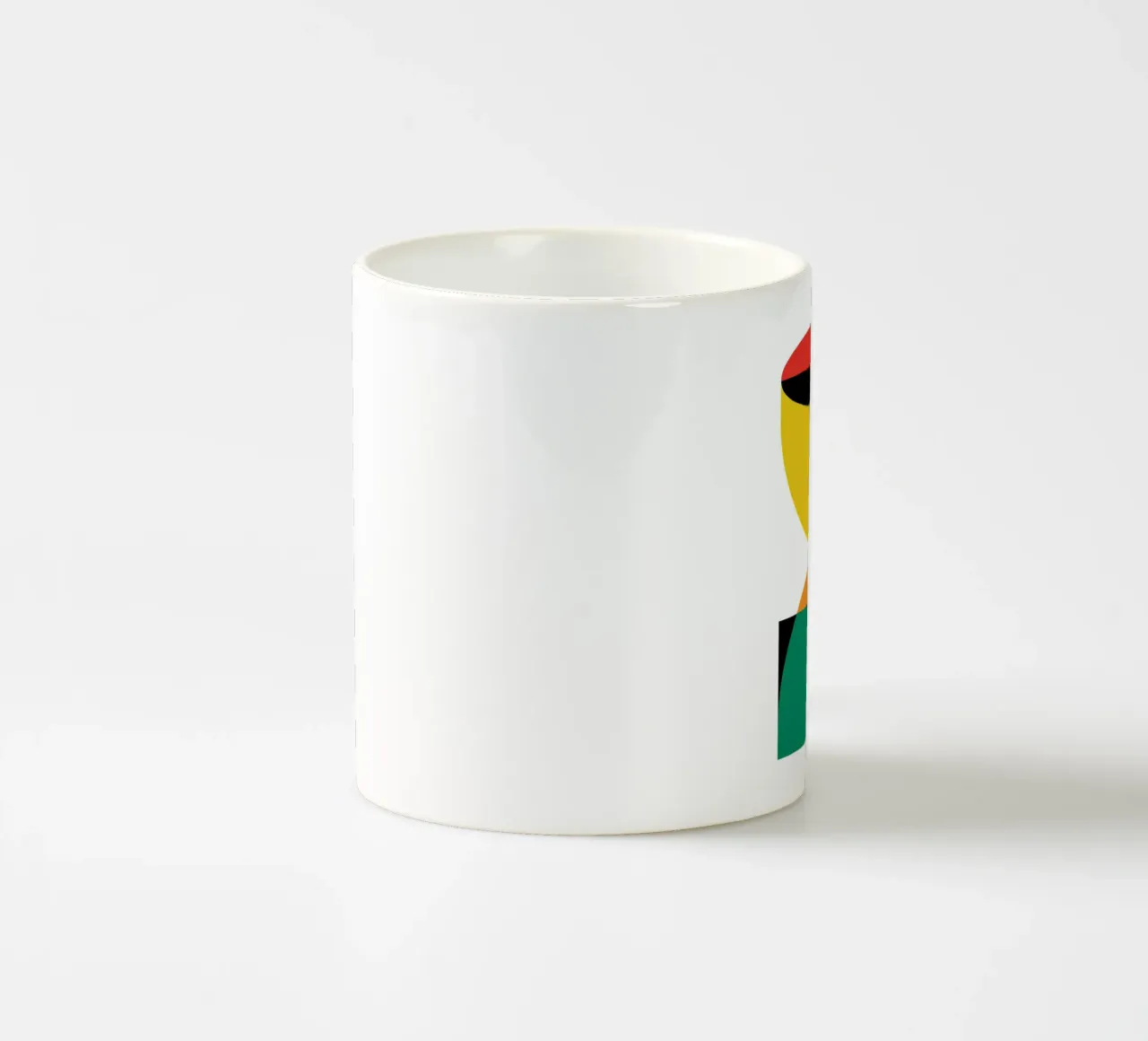 Geometria a clessidra Bauhaus tazza in ceramica da Family Bauhaus Art