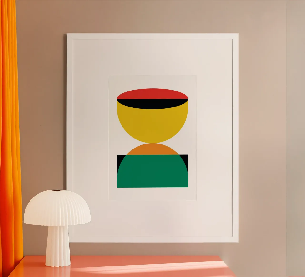 Geometria a clessidra Bauhaus carta hahnemühle da Family Bauhaus Art