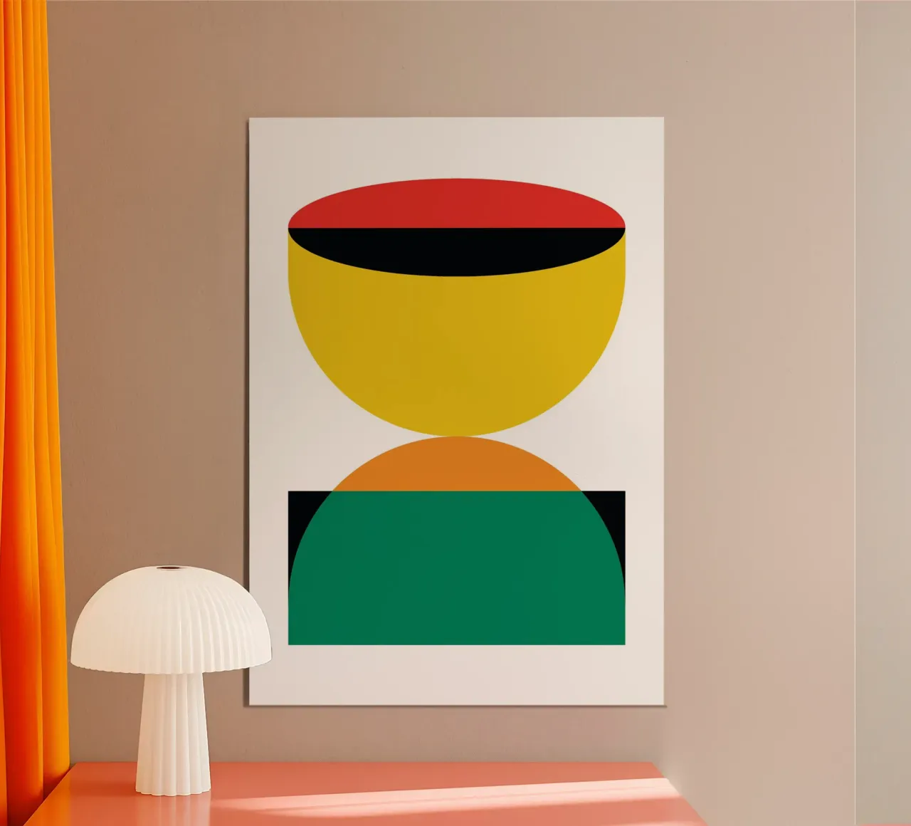 Geometria a clessidra Bauhaus carta hahnemühle da Family Bauhaus Art