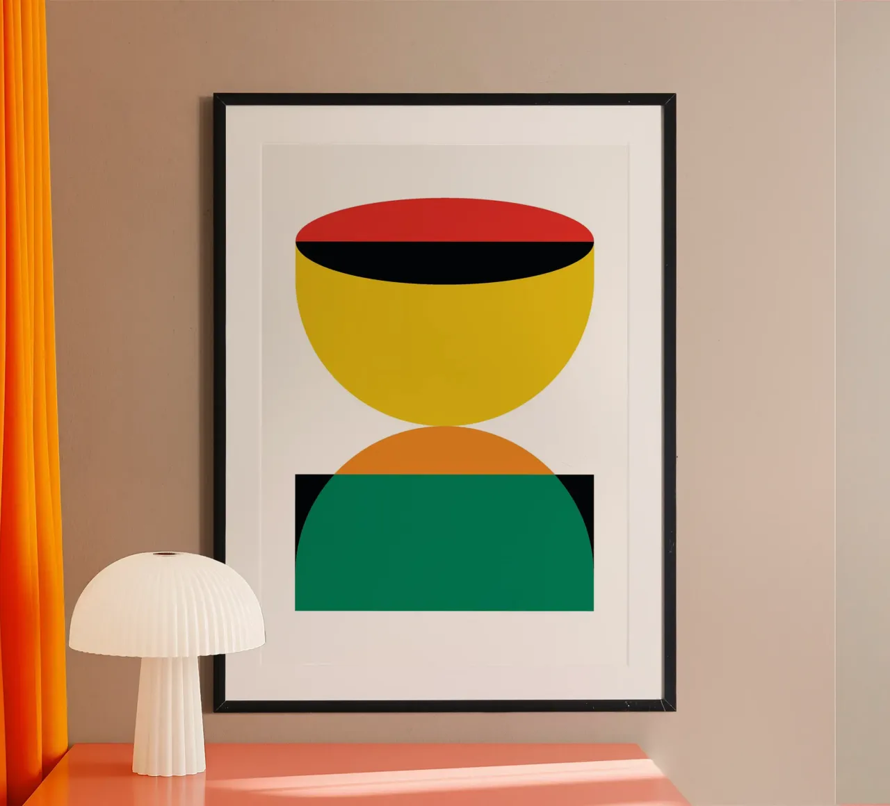Geometria a clessidra Bauhaus carta hahnemühle da Family Bauhaus Art