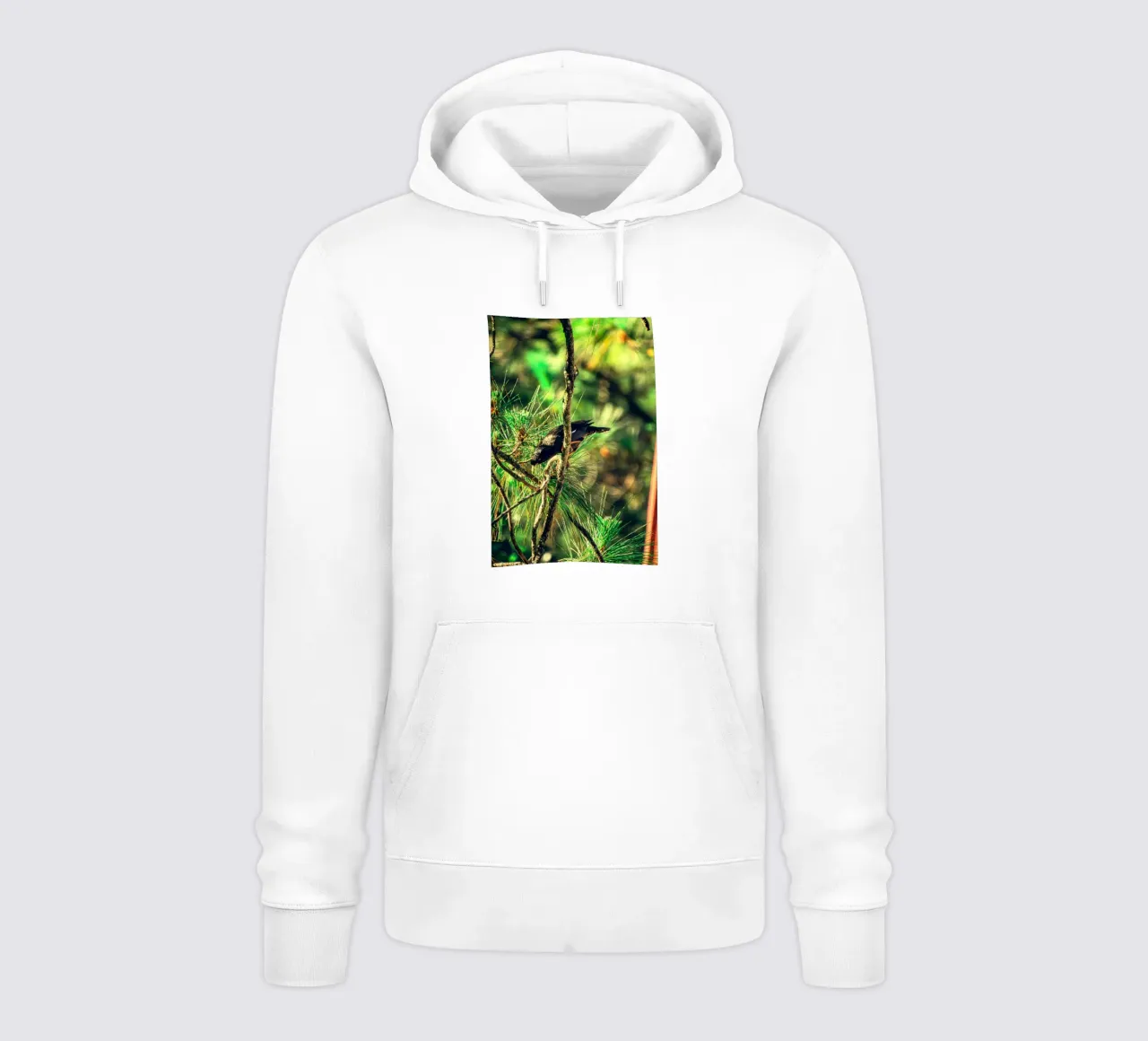 uccello verde bosco felpa con cappuccio da animal story home