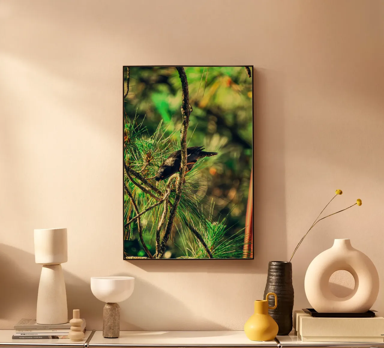 forest greenery bird forex plate by animal story home