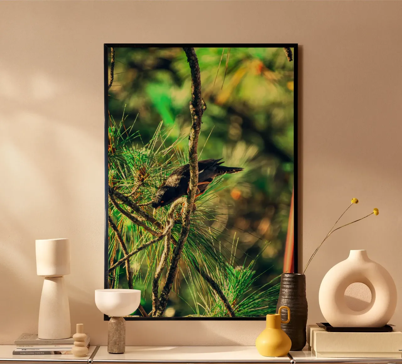 forest greenery bird hahnemühle by animal story home