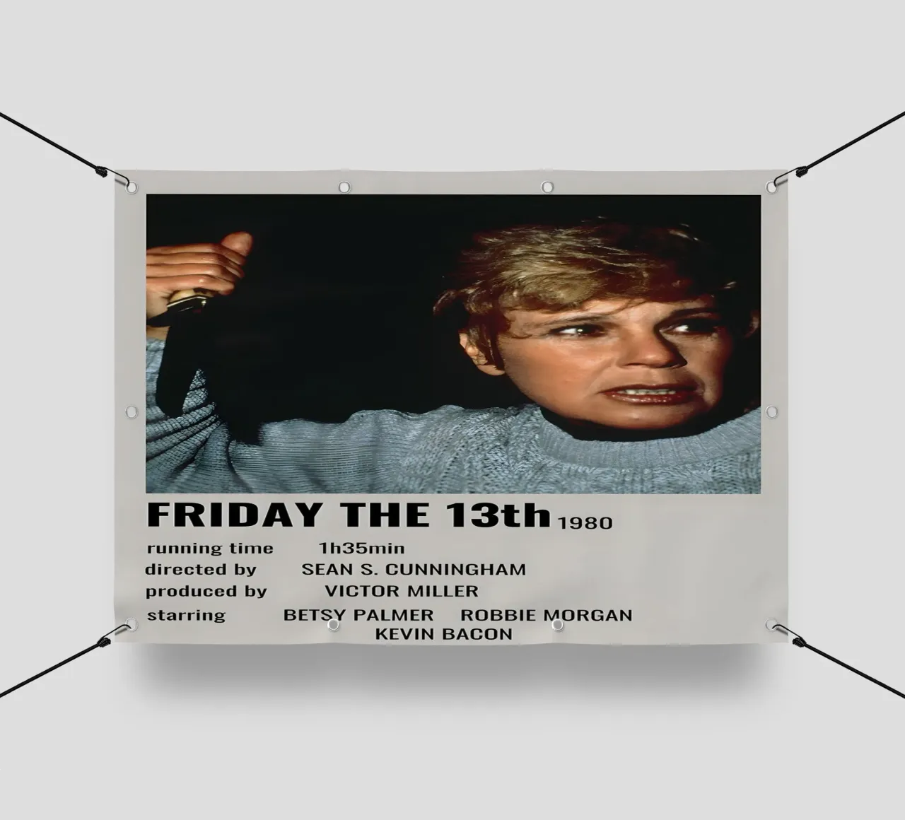 FRIDAY THE 13th 1980 telo in pvc da MVFminimalist