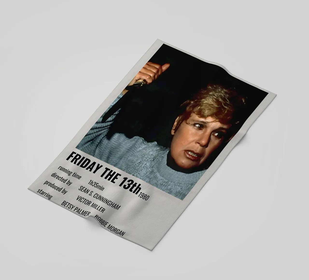 FRIDAY THE 13th 1980 telo mare da MVFminimalist