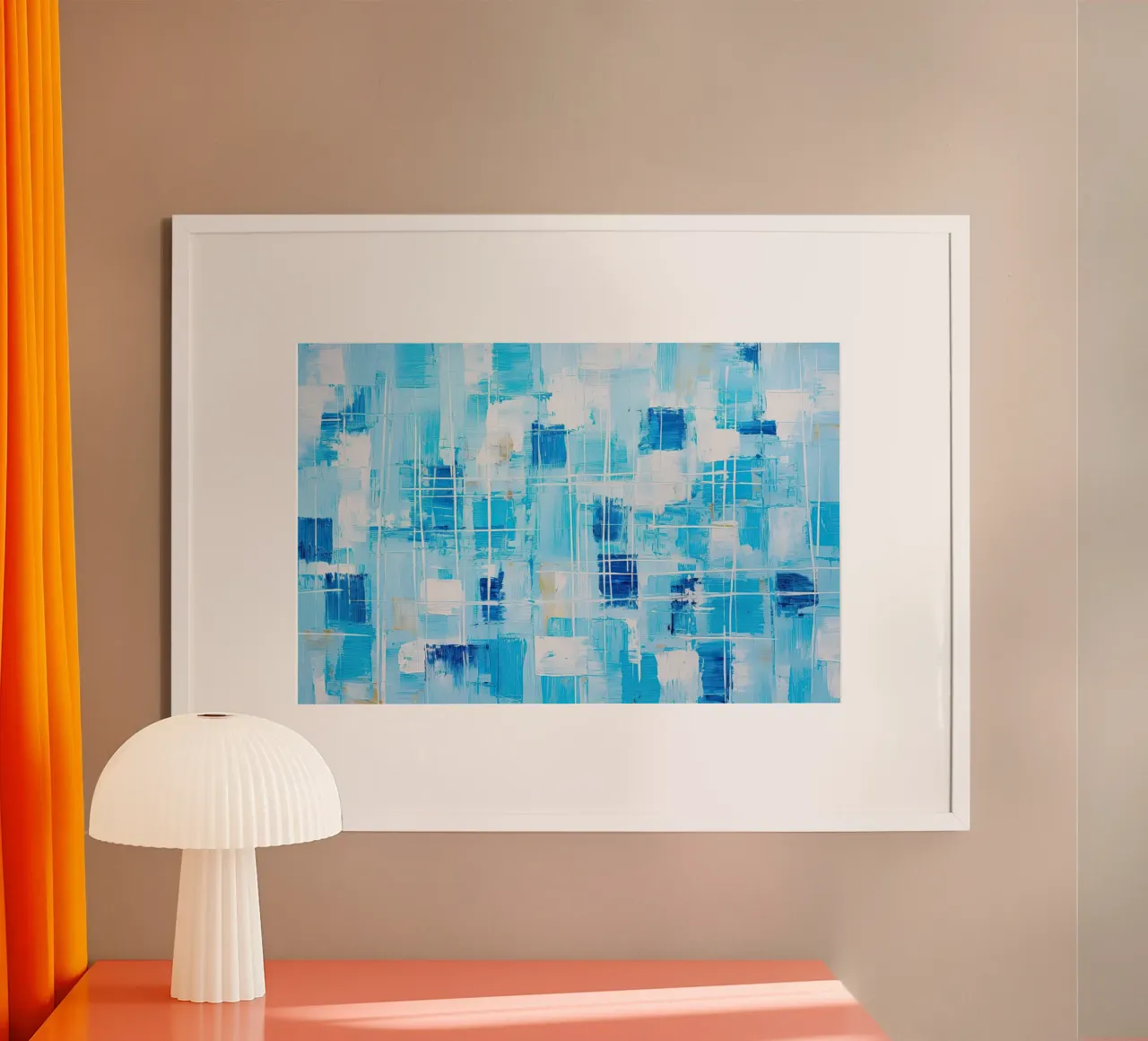 Wandkunst von Imagine Poster mit Aluminium Rahmen von Imagine