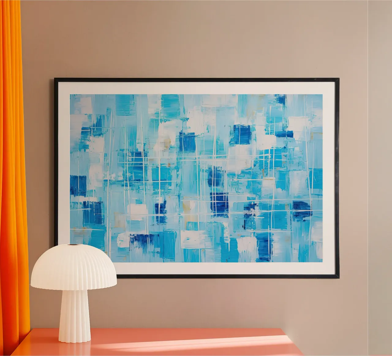 Wandkunst von Imagine Poster mit Aluminium Rahmen von Imagine