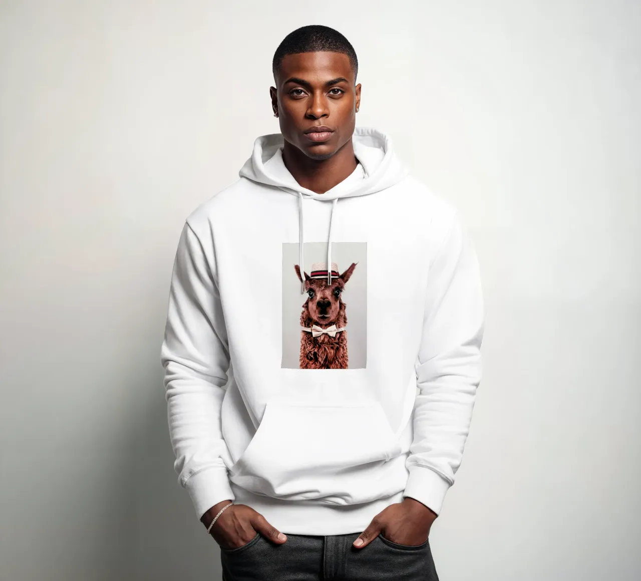 Alpaca felpa con cappuccio da Wouter Rikken