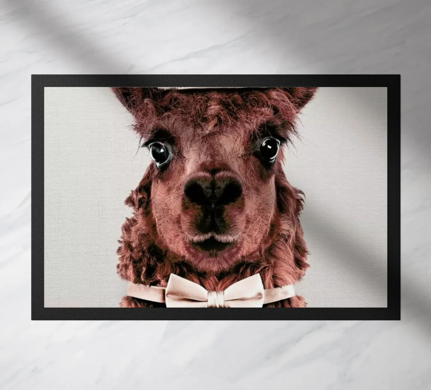 Alpaca Fußmatte von Wouter Rikken