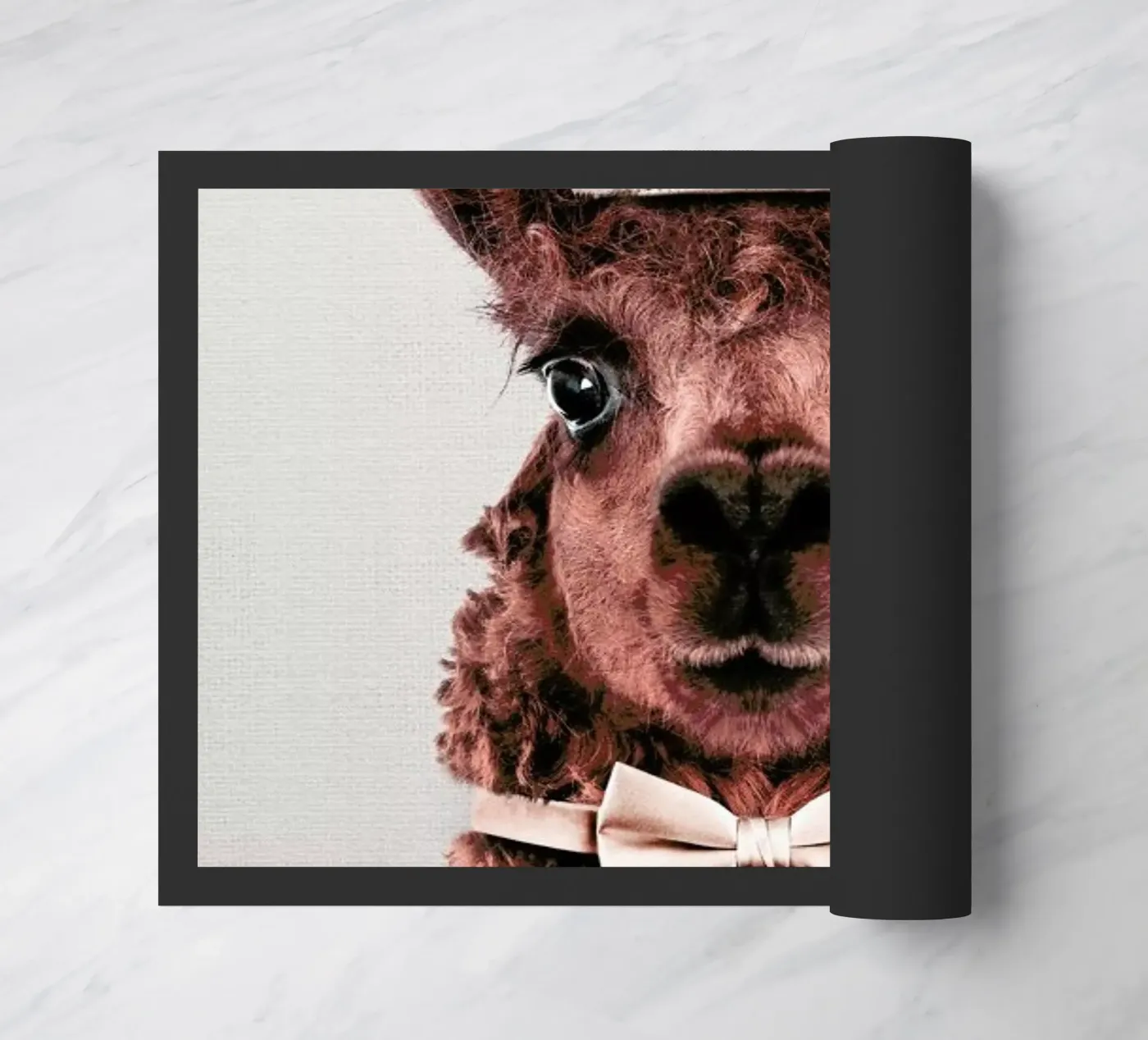 Alpaca Fußmatte von Wouter Rikken