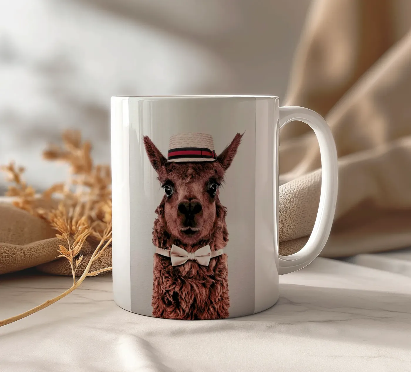 Alpaca ceramic mug by Wouter Rikken