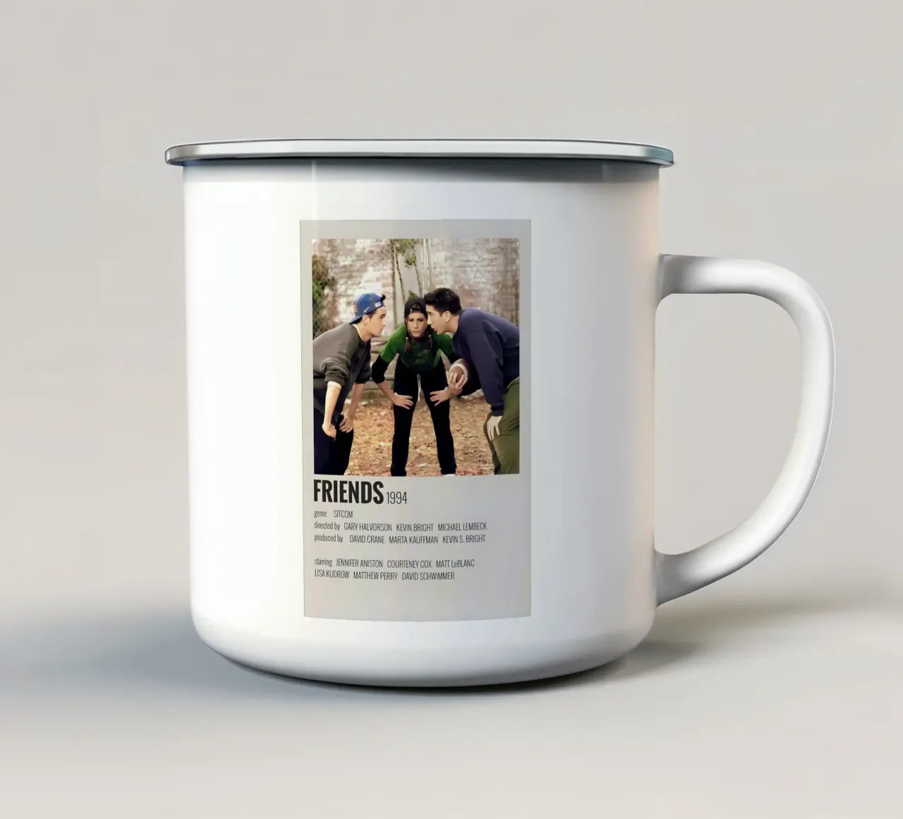 FRIENDS 1994 tazza in smalto da MVFminimalist