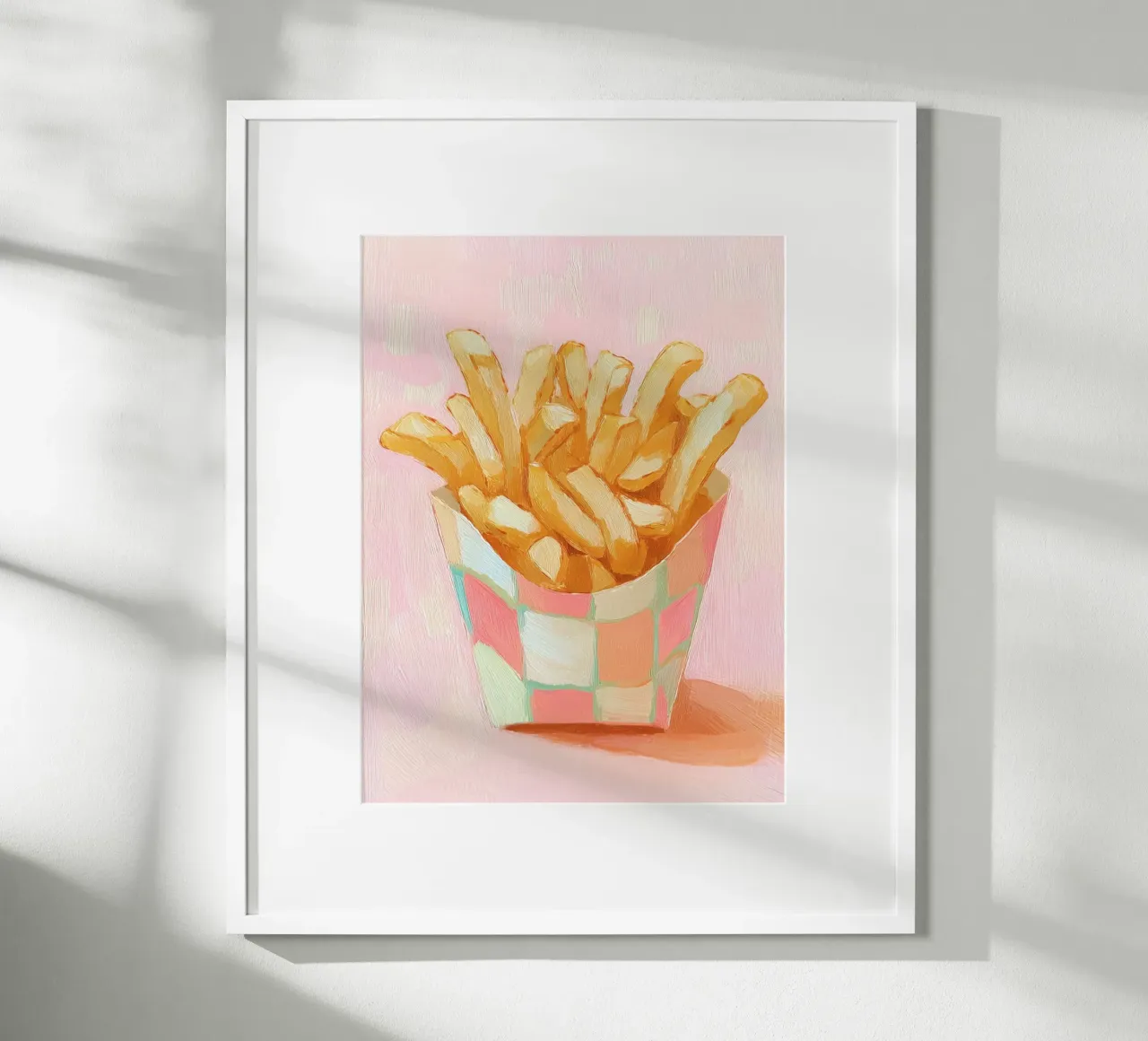 Spuntino a base di patatine fritte carta hahnemühle da Carinaprint
