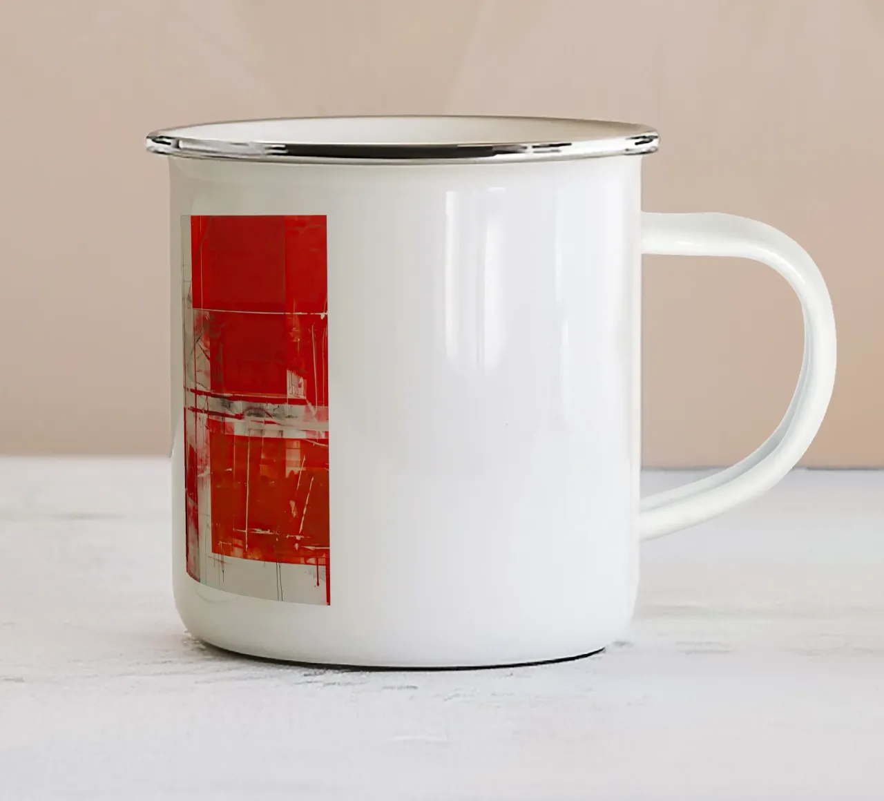 Arte da parete di Imagine tazza in smalto da Imagine