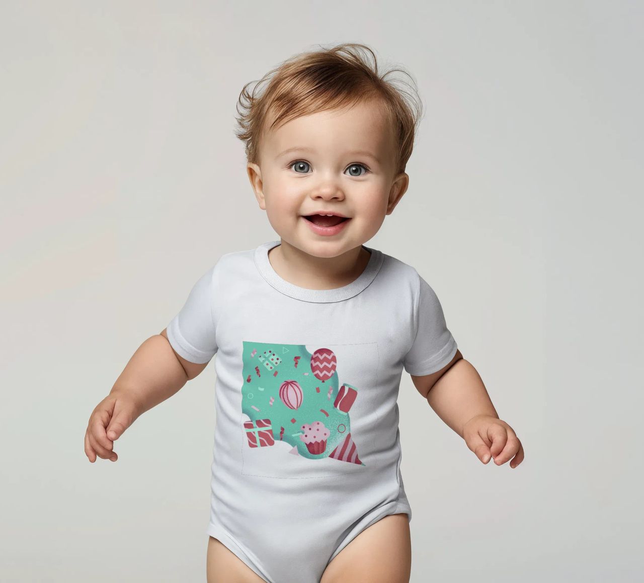 cadeau pastel body bébé de pastel color shape