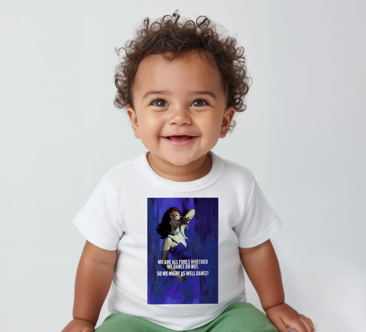 We Are All Fools baby t-shirt by Gallery Print and Art Limited
