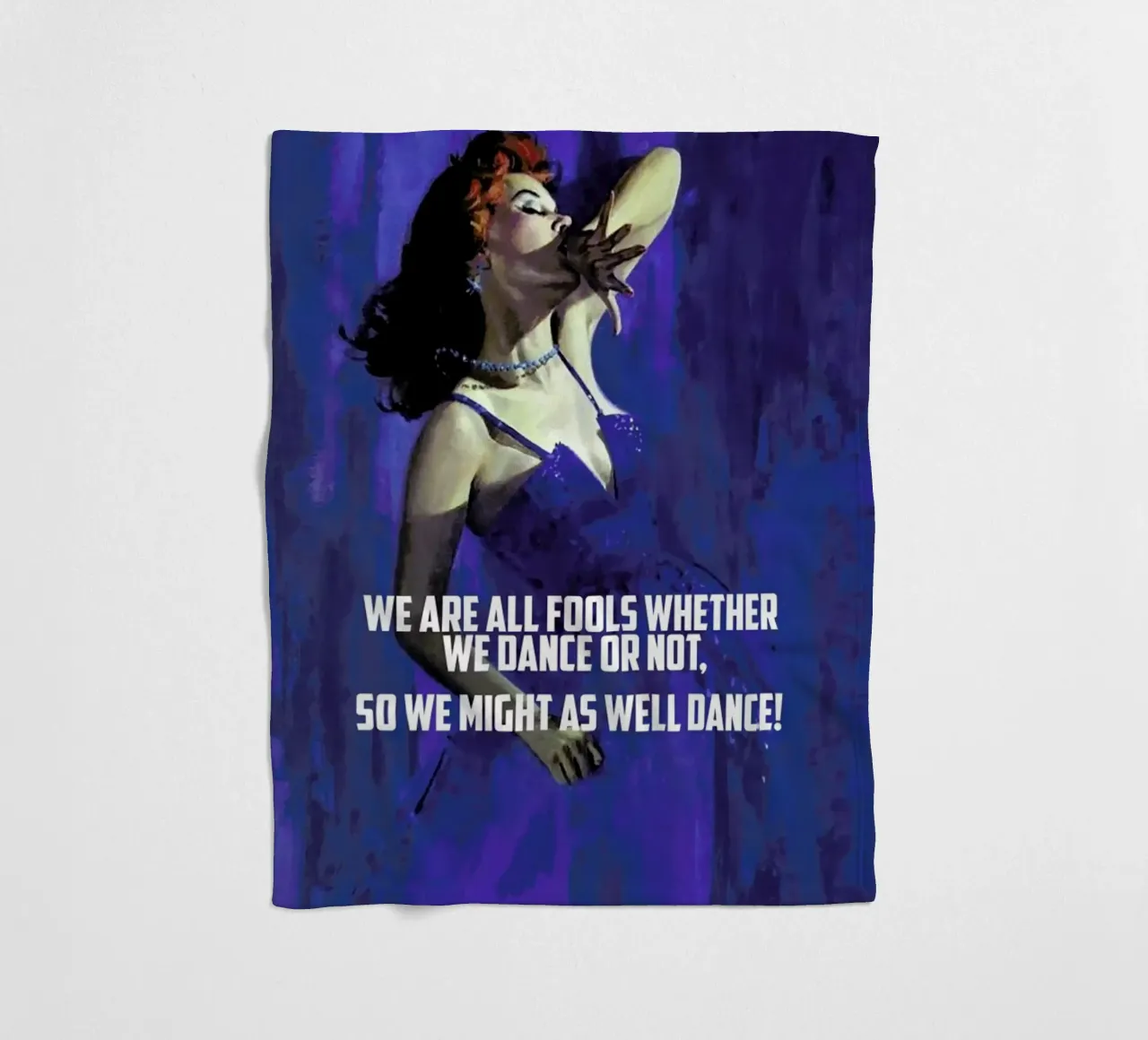 We Are All Fools coperta in pile da Gallery Print and Art Limited