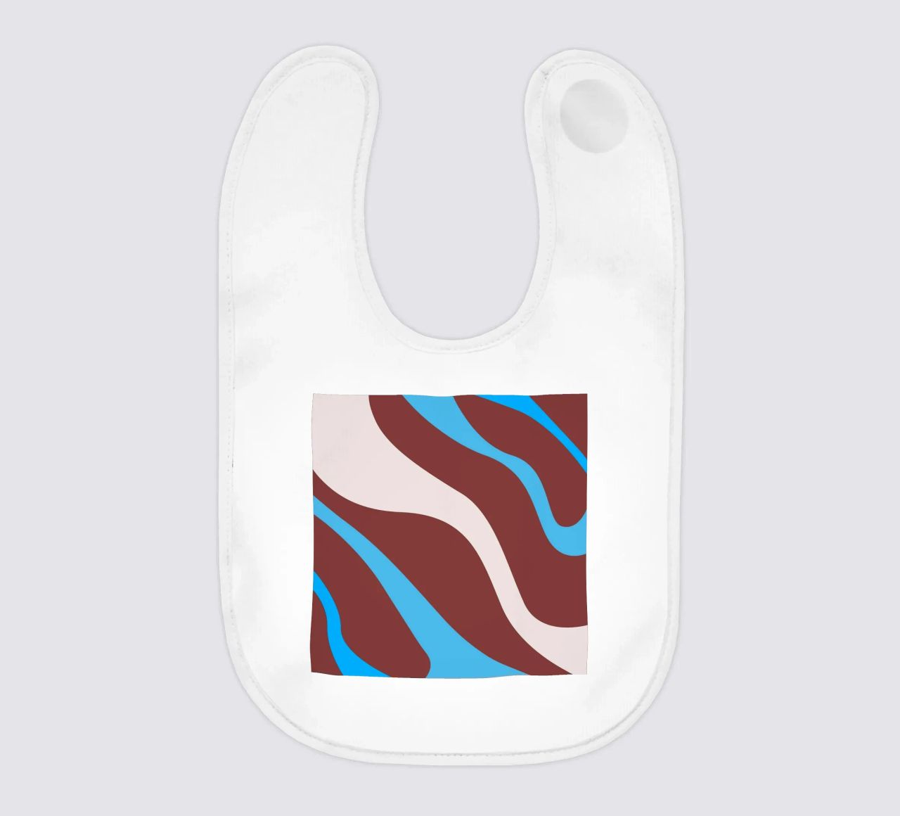 linee ondulate casuali bavaglino da pastel color shape