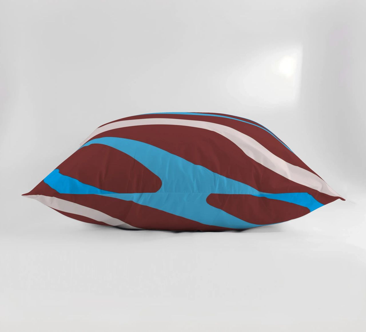 linee ondulate casuali cuscino da pastel color shape