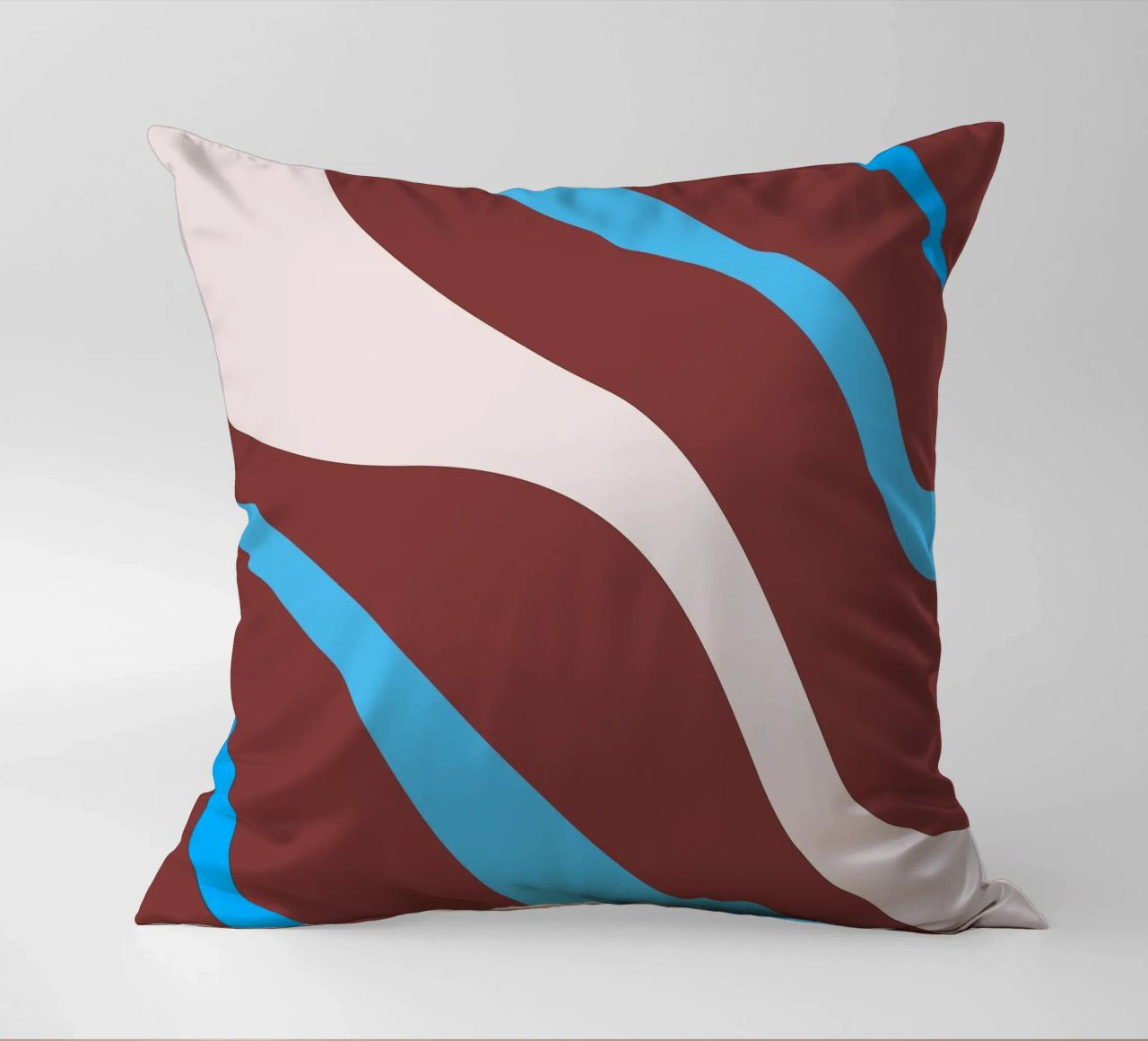 linee ondulate casuali cuscino da pastel color shape