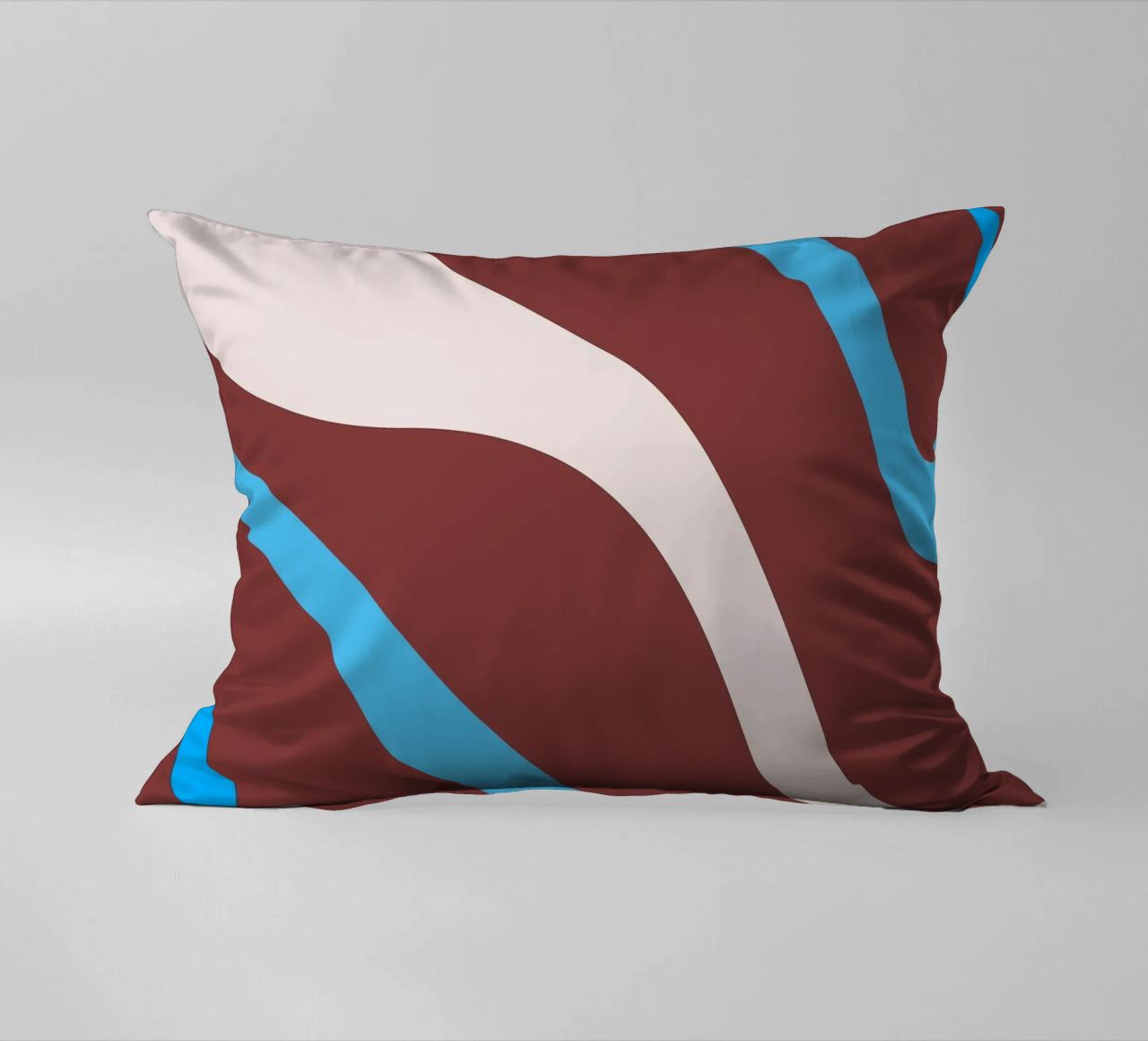 linee ondulate casuali cuscino da pastel color shape