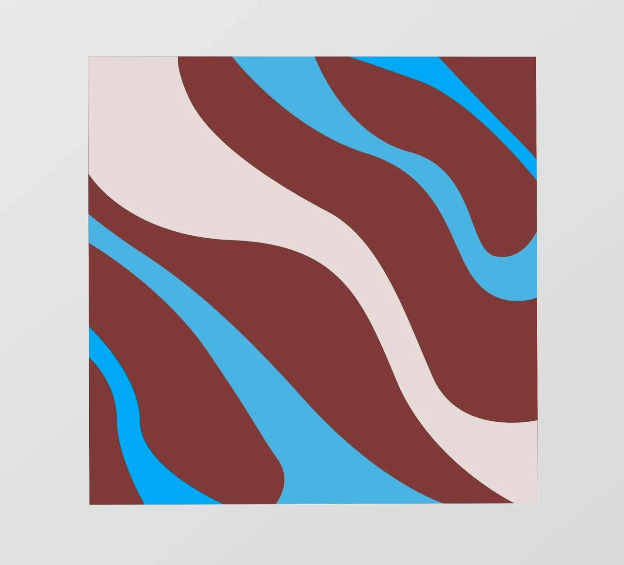 gewellte Zufallslinien Backlit Folie von pastel color shape