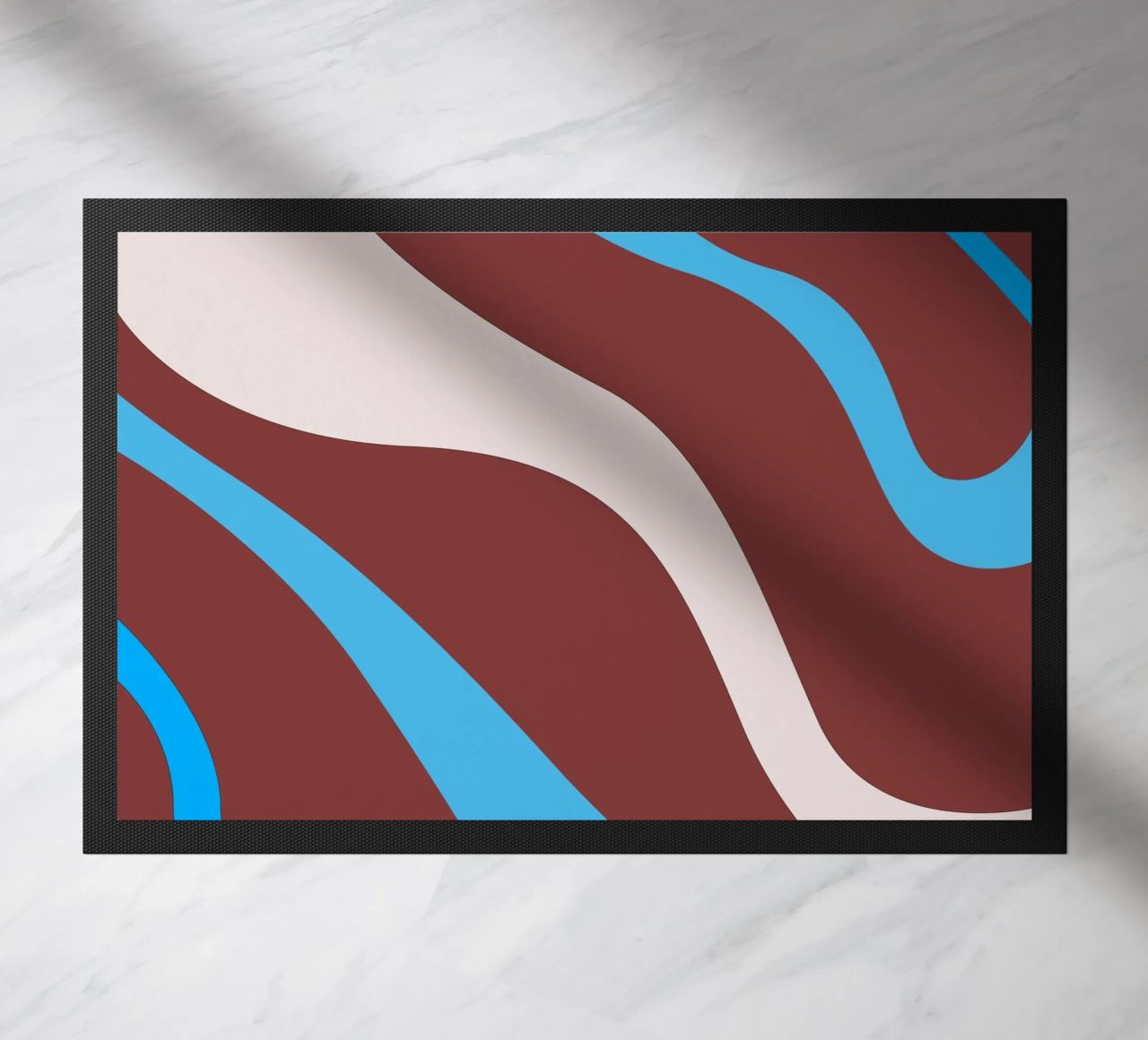 linee ondulate casuali zerbino da pastel color shape