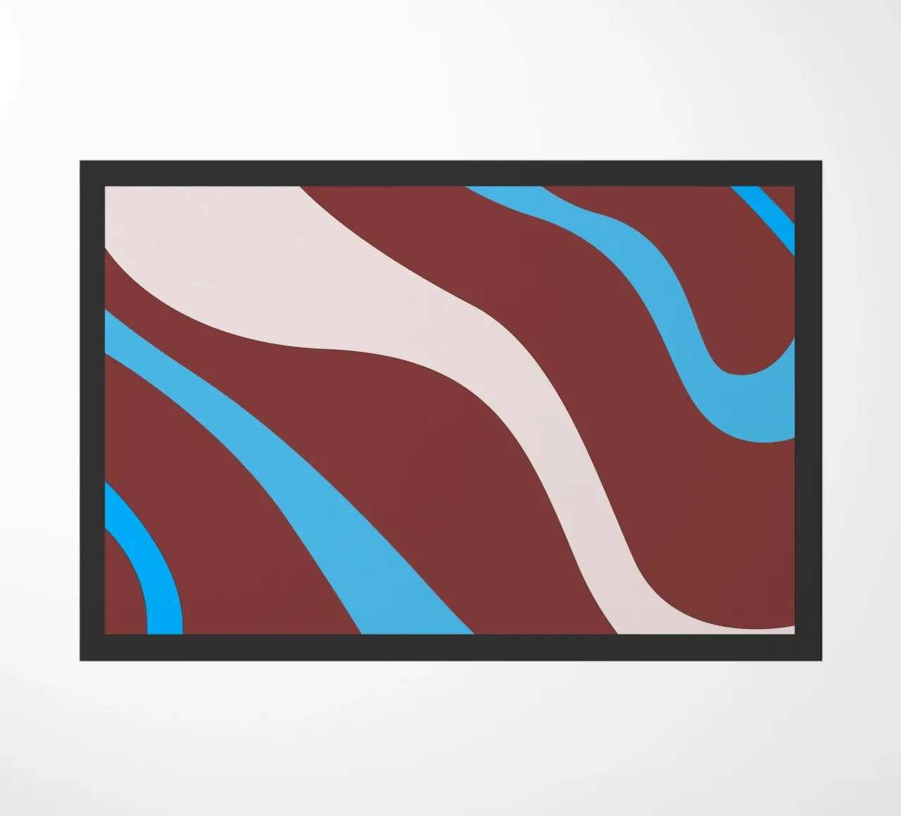 linee ondulate casuali zerbino da pastel color shape