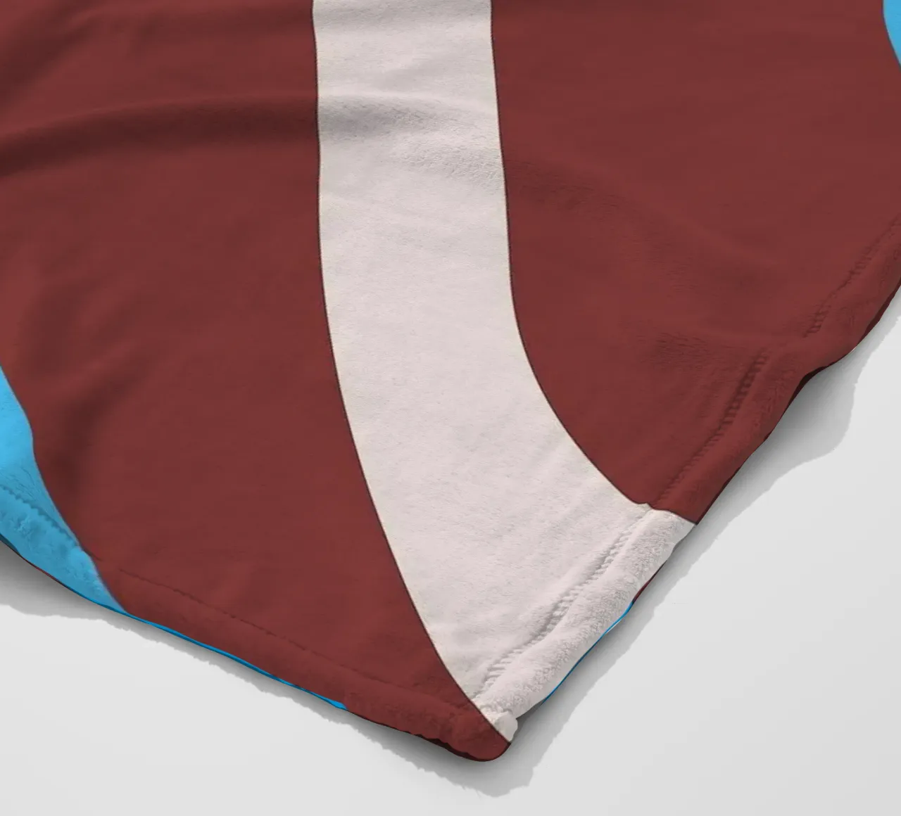 linee ondulate casuali coperta in pile da pastel color shape