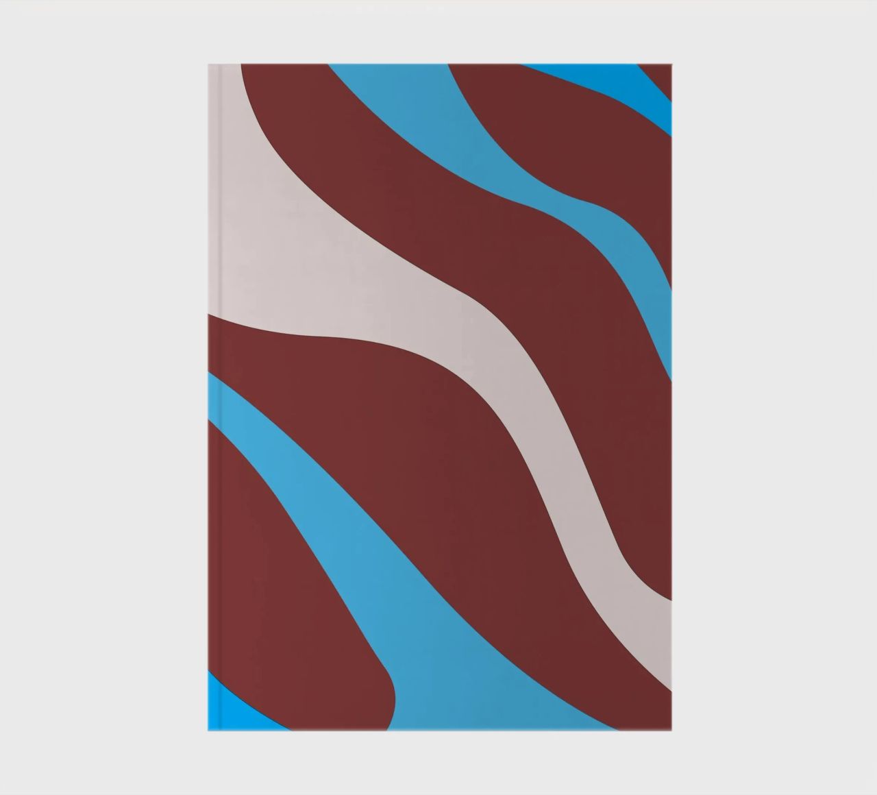 linee ondulate casuali diario da pastel color shape