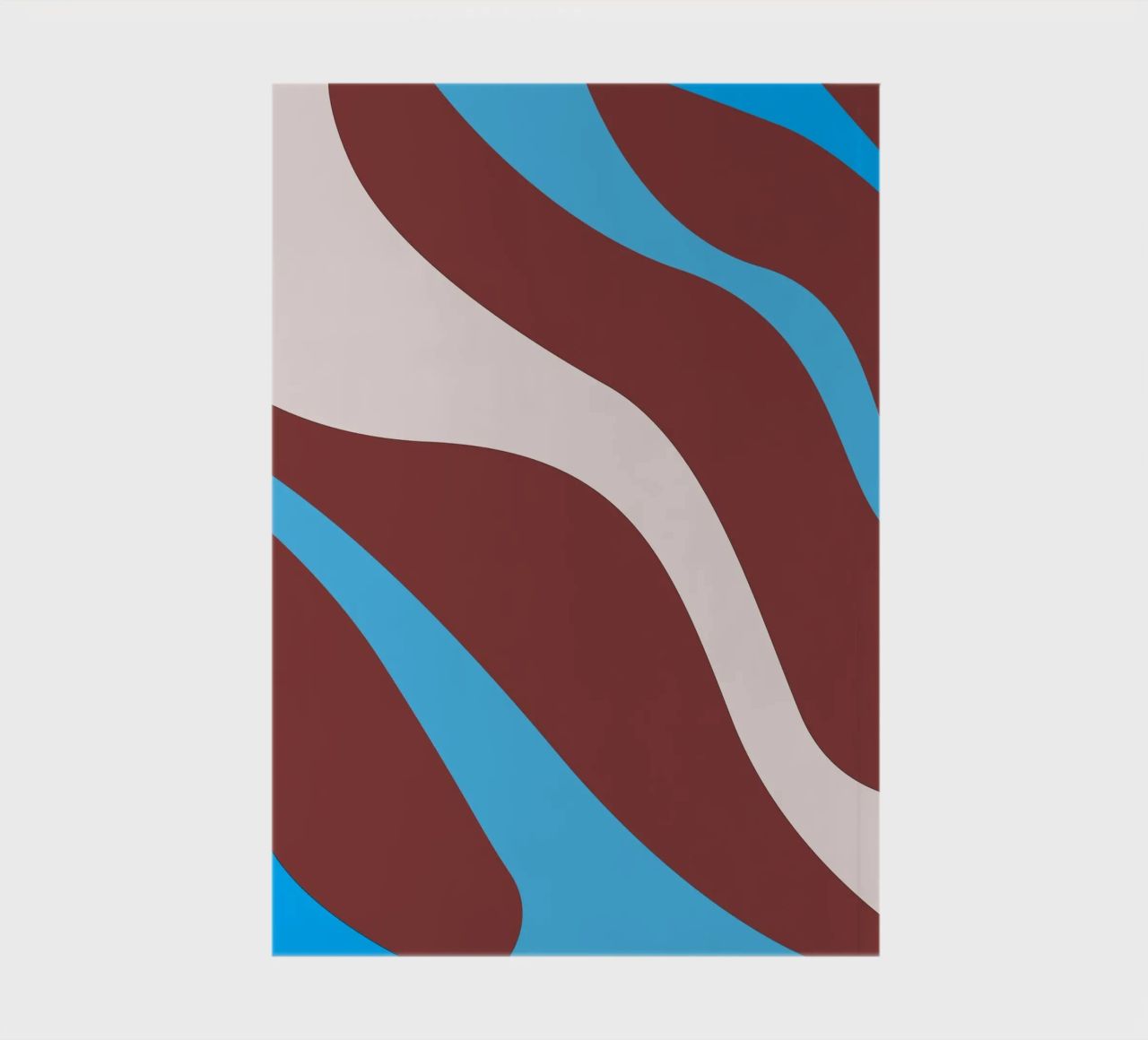 linee ondulate casuali diario da pastel color shape