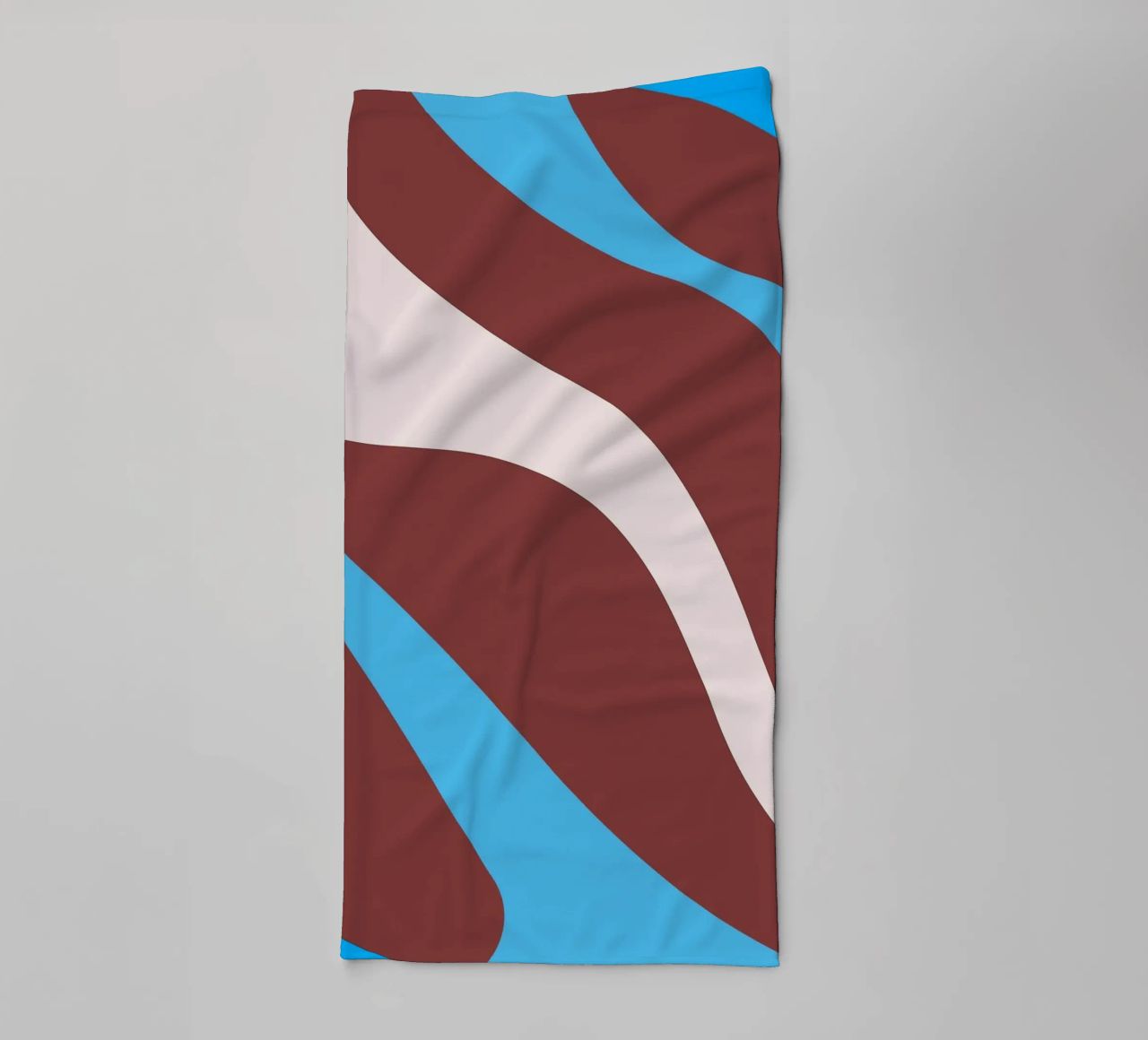 linee ondulate casuali asciugamano da bagno da pastel color shape
