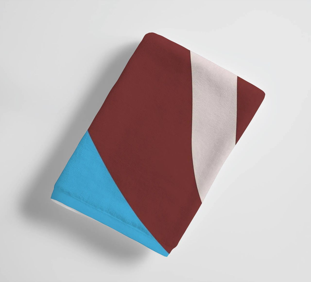 linee ondulate casuali asciugamano da bagno da pastel color shape