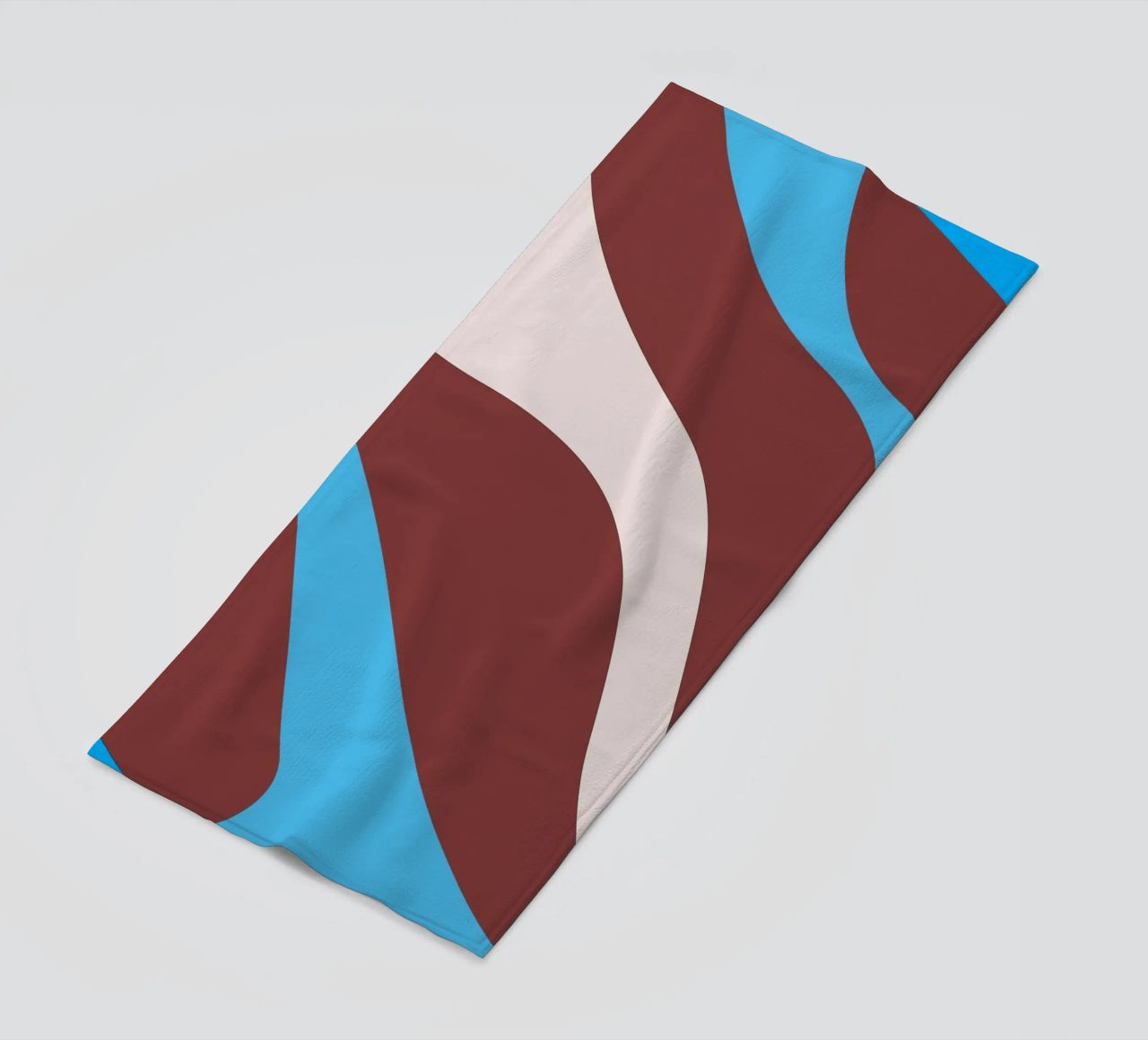 linee ondulate casuali telo mare da pastel color shape
