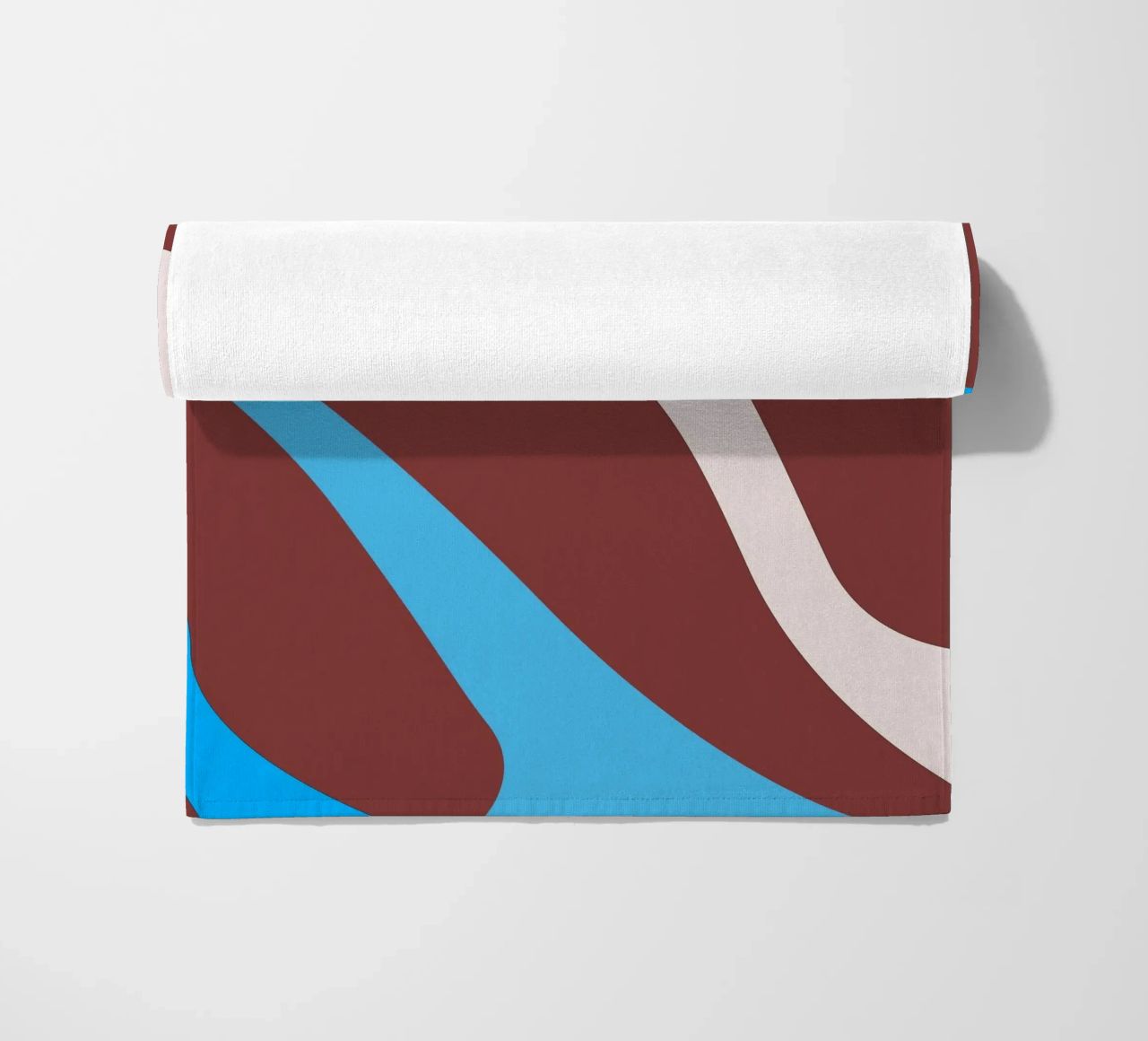 linee ondulate casuali telo mare da pastel color shape